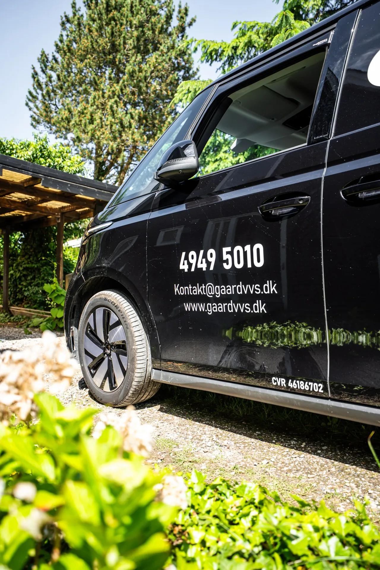 Gaard VVS servicebil klar til udrykning